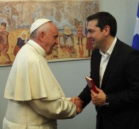 Πάπας Φραγκίσκος: Μίλησα με έναν πολιτικό που σέβομαι, τον λένε Αλέξη Τσίπρα  -Αξίζει Νόμπελ Ειρήνης