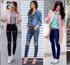 60 τέλειοι συνδυασμοί με τζιν παντελόνι για stylish καθημερινές ή βραδινές εμφανίσεις 