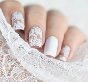 Μανικιούρ για γάμο: Εντυπωσιακά σχέδια στα νύχια σας: Από το κλασσικό ασημί ως το όμπρε ροζ