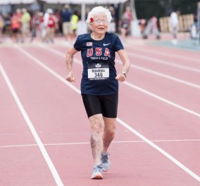 Η ηλικιωμένη που κατακτά τον στίβο: Είναι 103 ετών και τη φωνάζουν... «τυφώνα»