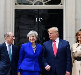 Συνάντηση Τραμπ- Μέι: Brexit, εμπόριο, διαδηλώσεις στο επίκεντρο - Το "φλερτ" με τους διαδόχους της Βρετανίδας πρωθυπουργού (φώτο -βίντεο) 