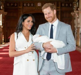 Αυτός είναι ο Archie, o γιος της Meghan και του πρίγκιπα Χάρι - Η πρώτη φωτό του μωρού