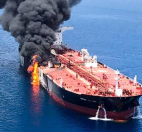 Αγωνία στις αγορές μετά την επίθεση στα δύο τάνκερ στον Κόλπο του Ομάν - Οι ΗΠΑ κατηγορούν το Ιράν για τις επιθέσεις