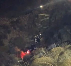 Μύκονος: Γουρούνα έπεσε σε γκρεμό 20 μέτρων - Σοβαρά τραυματισμένη η 22χρονη οδηγός (φώτο)