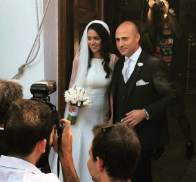 Ο γάμος 24 ώρες πριν τις κάλπες: Κωνσταντίνος Μπογδάνος - Ελένη Καρβέλα στη Νάξο (φωτό & βίντεο)