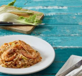 Αργυρώ Μπαρμπαρίγου: Νόστιμο, ελαφρύ & γρήγορο κριθαρότο με γαρίδες - Ένα πιάτο που μυρίζει θάλασσα