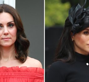  Θυμάστε τις δύο μουτρωμένες πριγκίπισσες στο Γουίμπλετον; Ξεχάστε όσα ξέρατε -Τι  έφερε κοντά τη Meghan Markle και Kate Middleton (εικόνες)