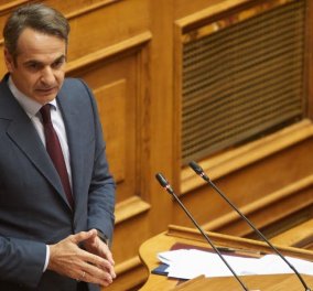  Live ο Κυριάκος Μητσοτάκης στη Βουλή: "Συμβουλές διαπραγμάτευσης από Βαρουφάκη & Τσίπρα δεν δέχομαι" 