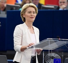 Η Ούρσουλα φον ντερ Λάιεν είναι η νέα πρόεδρος της Ευρωπαϊκής Επιτροπής - Το θερμό "ευχαριστώ" σε 24 γλώσσες (βίντεο)