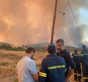 Μπακογιάννης για τη φωτιά στην Εύβοια: Δεν απειλείται κατοικημένη περιοχή - Καλύτερη η εικόνα σήμερα 