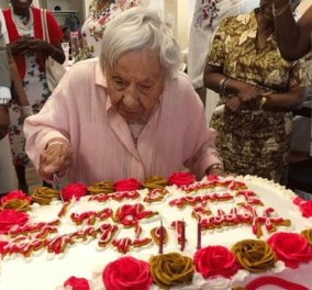 Τοpwoman η  Louise, 107 ετών: Δεν παντρεύτηκα και αυτό είναι το μυστικό μου (φωτό)