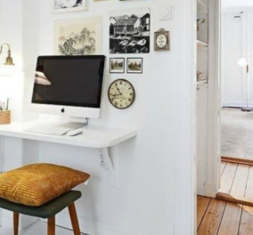 Έχετε μικρό διαμέρισμα; Ο Σπύρος Σούλης παρουσιάζει 6 εξαιρετικές ιδέες για το γραφείο που σας ταιριάζει