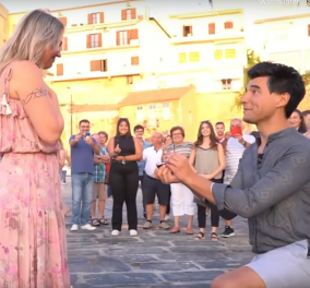 Η πιο ρομαντική πρόταση γάμου με βιολιά έγινε στο ενετικό λιμάνι των Χανίων – Δείτε το βίντεο