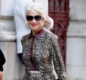 Η Έλεν Μίρεν έχει επάξια τον τίτλο της "Dame" - Η εμφάνιση της χρονιάς από μία 74χρονη (φώτο)