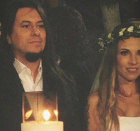 Ευρυδίκη-Μπομπ Κατσώνης: Παντρεύτηκαν σε μια εντυπωσιακή τελετή στο Πόρτο Ράφτη – Το Το  νυφικό διά χειρός Κουδουνάρη (φωτό)