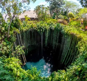 Λίμνη Ik Kil: Η πιο διάσημη υπόγεια δεξαμενή στο Μεξικό και στο Instagram! (βίντεο)