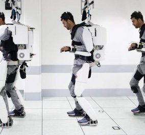 Παράλυτος άνδρας περπατά ξανά με τη βοήθεια ρομποτικού εξωσκελετού - Τον κινεί με τη σκέψη του (βίντεο)
