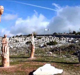 Πάρκο των ψυχών: Θρίλερ υπαίθριο μουσείο γλυπτών σε υψόμετρο 1000 μέτρων -40 λεπτά από την Αθήνα (βίντεο)