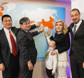 Συμμαχία Ελλάδας- Κίνας κατά του παιδικού καρκίνου με πρωτοβουλία του ιδρύματος "Ελπίδα- Μαριάννα Βαρδινογιάννη"