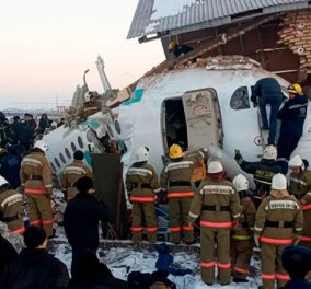 Τραγωδία στο Καζακστάν: Συνετρίβη αεροπλάνο με 100 επιβαίνοντες - 15 οι νεκροί και 66 οι τραυματίες - Φώτο & βίντεο 