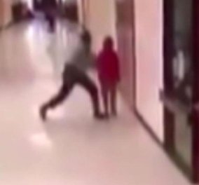 Παγκόσμιο σοκ έχει προκαλέσει το βίντεο: Σχολικός φύλακας χτυπά με απίστευτη βιαιότητα 11χρονο μαθητή 