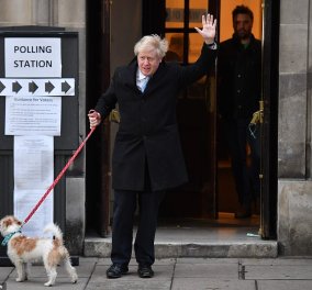 Εκλογές σήμερα στην Βρετανία: Σοσιαλισμός ή Brexit; Ο Μπόρις Τζόνσον κρατάει σφιχτά τον σκύλο του και πάει στις κάλπες   