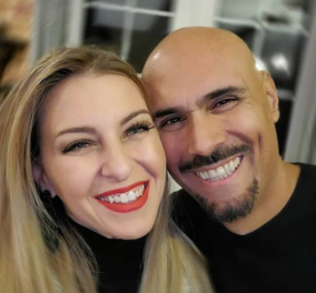 Ο Δημήτρης Σκουλός υποδέχεται το 2020 αγκαλιά με την σύζυγο του: Οι ευχές για το νέο έτος - Φώτο 