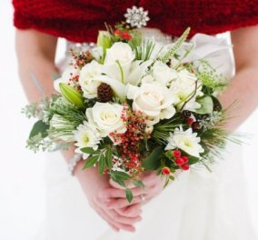 Σχεδιάζετε να παντρευτείτε; - Ιδού 18 υπέροχες χειμωνιάτικες νυφικές ανθοδέσμες που θα ερωτευτείτε (φώτο)