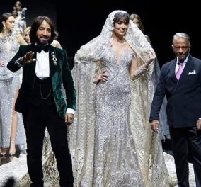 Αυτό το νυφικό είναι το 3ο ακριβότερο φόρεμα στον κόσμο - Είναι διακοσμημένο με 751 διαμάντια (φωτό)
