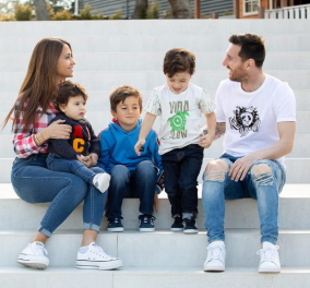 Lionel Messi: Καταπληκτική τρυφερή φωτό με τα τρία μωρά του να διαβάζουν παραμύθια στο κρεβάτι