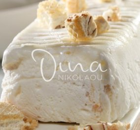 H Ντίνα Νικολάου μας ετοιμάζει υπέροχο παρφέ μαντολάτο - Ένα γλύκισμα 