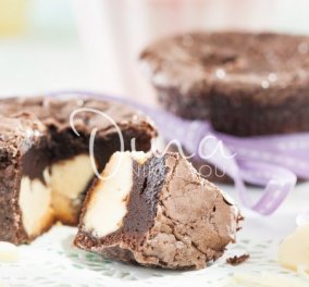Η Ντίνα Νικολάου δημιουργεί το πιο απίθανο γλυκό - Σουφλέ σοκολάτα με καρδιά λευκής σοκολάτας