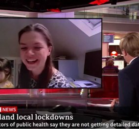 Το βίντεο της ημέρας: Η στιγμή που η μικρή κόρη της καθηγήτριας του LSE εισβάλει στο live της με το BBC (Βίντεο) 