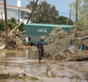 Εύβοια πλημμύρες: Κλιμάκιο ψυχολόγων στέλνει το υπουργείο Υγείας (Φωτό)
