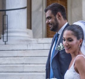 Γάμος στη Νέα Δημοκρατία: Παντρεύτηκε ο πρόεδρος της ΟΝΝΕΔ, Παύλος Μαρινάκης την Κατερίνα της καρδιάς του – «Για πάντα μαζί» (Φωτό) 