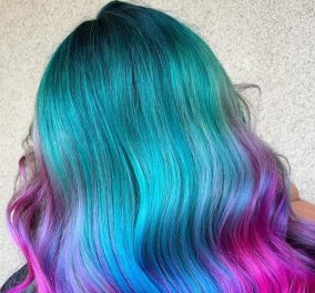 Καλοκαίρι 2020, το χρωματιστό! Δείτε μωβ, κόκκινα, ροζ, πράσινα, μπλε & κίτρινα μαλλιά – Όλα της μόδας (Φωτό) 