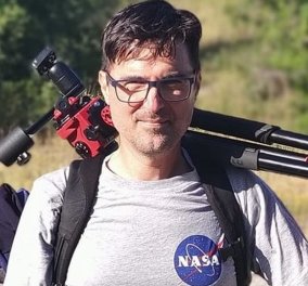 Made in Greece: Ο αστροφωτογράφος, Κωνσταντίνος Εμμανουηλίδης που απαθανάτισε τον κομήτη - Ιστορική στιγμή με φωτό που επέλεξε η NASA