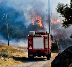 Πυρκαγιά σε Καλύβια:  Εκκενώνεται και η Ανάβυσσος & ενισχύονται οι δυνάμεις πυρόσβεσης - Μήνυμα από το 112