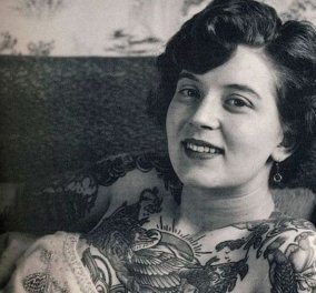 39 Vintage φωτογραφίες γυναικών με tattoo τον 19ο αιώνα - Η μόδα της δερματοστιξίας κρατάει... χρόνια!  
