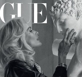 Η Georgina Grenville μεταμορφώνεται σε Μελίνα Μερκούρη στο εξώφυλλο της Vogue για το έτος της μεγάλης ηθοποιού & πολιτικού (Φωτό) 
