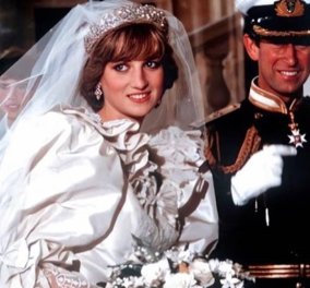 Μία σπάνια vintage φωτό από τον γάμο της Diana & του Καρόλου: Η πανέμορφη νύφη, η πεθερά βασίλισσα Ελισάβετ & το παρανυφάκι 