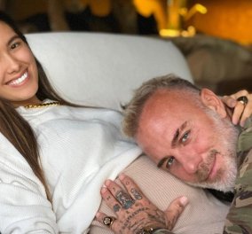 Μπαμπάς έγινε ο 53χρονος Ιταλός πολυεκατομμυριούχος Gianluca Vacchi- Η τρυφερή φωτό με την πανέμορφη σύντροφό του μετά τον τοκετό