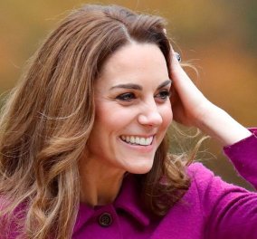 Το παλτό της ημέρας από την Kate Middleton! - Κόκκινο, μακρύ, μεσάτο & σταυρωτό (Φωτό & Βίντεο) 