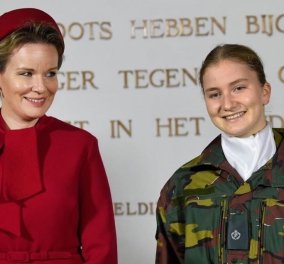 Η πριγκίπισσα Ελισάβετ & διάδοχος του θρόνου του Βελγίου στρατιωτίνα: Φόρεσε τη στολή της & ξεκίνησε το ακαδημαϊκό έτος στη σχολή του στρατού (Φωτό) 