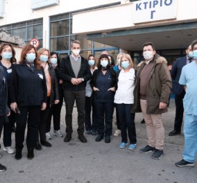 Θεσσαλονίκη - Ιπποκράτειο νοσοκομείο – Μητσοτάκης - Κικίλιας – Πέτσας: Πρώτοι θα εμβολιαστούν οι γιατροί – Από του πρώτους & ο πρωθυπουργός (Φωτό & Βίντεο) 