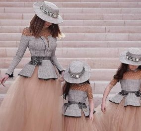 Μαμάδες & μικρές κόρες ντυμένες ασορτί: Πως θα ταιριάξετε την εμφάνισή σας με τις "mini me" (φωτό)