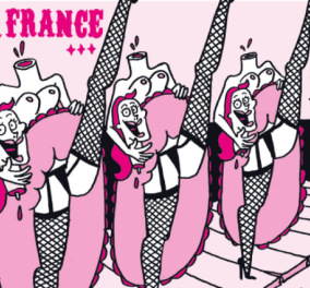 Φοβερό το νέο σκίτσο του Charlie Hebdo: Αποκεφαλισμένες οι χορεύτριες του Lido συνεχίζουν γιατί η... Γαλλία θα είναι πάντα η Γαλλία! 