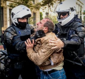 Καρέ - Καρέ τα θλιβερά επεισόδια στο Πολυτεχνείο  - Οι συμπλοκές της αστυνομίας με μέλη του ΚΚΕ τα χημικά & η εκρηκτική ατμόσφαιρα (φωτό)