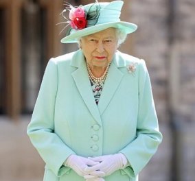 Ακόμη & η βασίλισσα Ελισάβετ υπέκυψε στη «γοητεία» του zoom – Έβαλε το κατάλληλο colorblocking κομψό φόρεμα  (Φωτό & Βίντεο) 