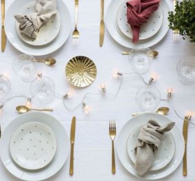 Πρωτότυπες - glam - μίνιμαλ - όλες υπέροχες - 27 ιδέες διακόσμησης που θα μεταφέρουν τη μαγεία των Χριστουγέννων στο τραπέζι σας (φώτο)